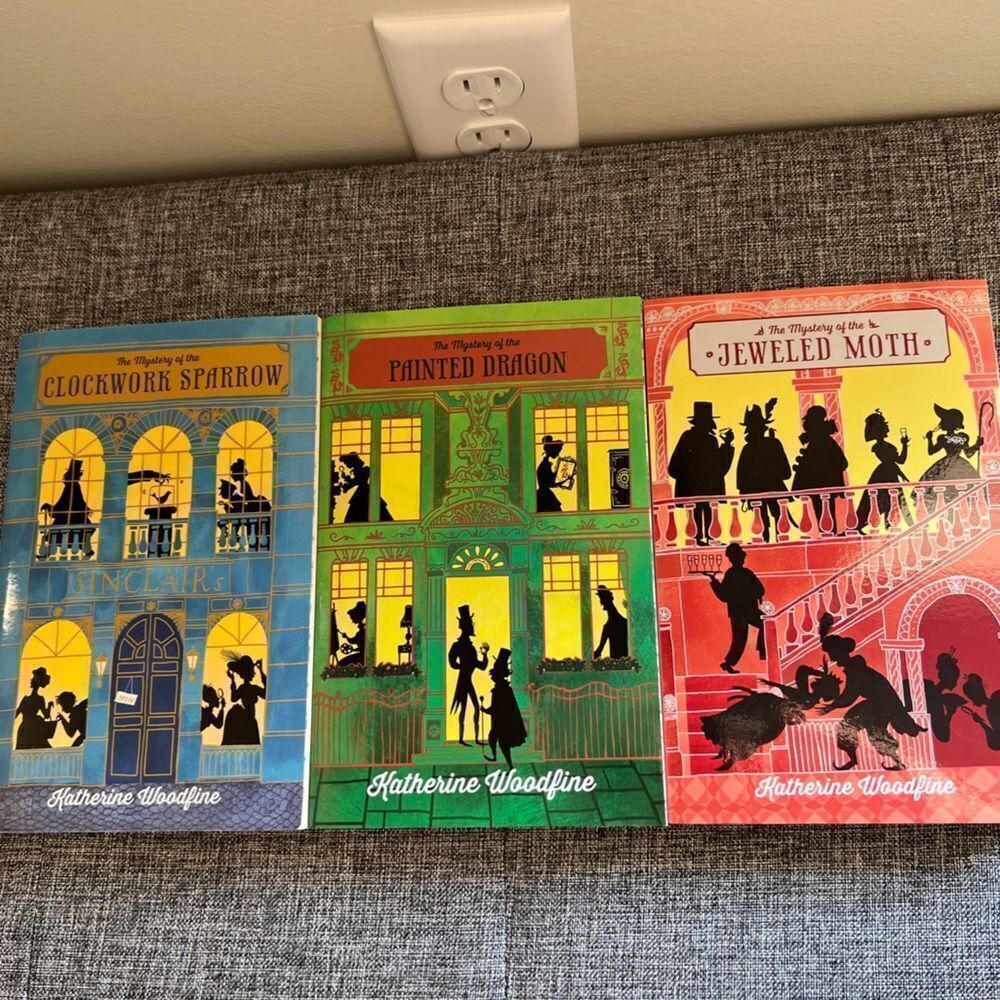 Sinclair's Mysteries 3 book set By Kathrine Woodfine